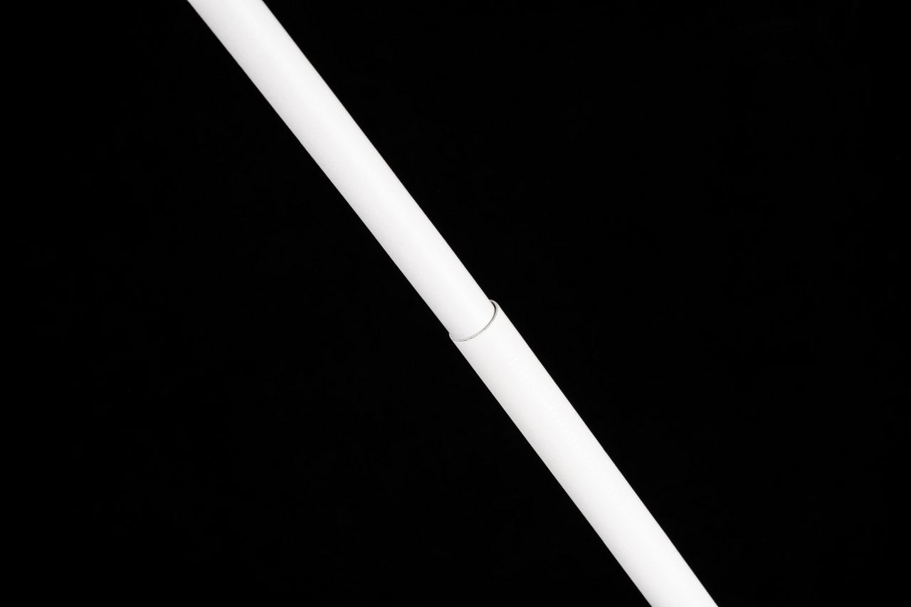 Lampara Pie Para Salon Regulable Blanco