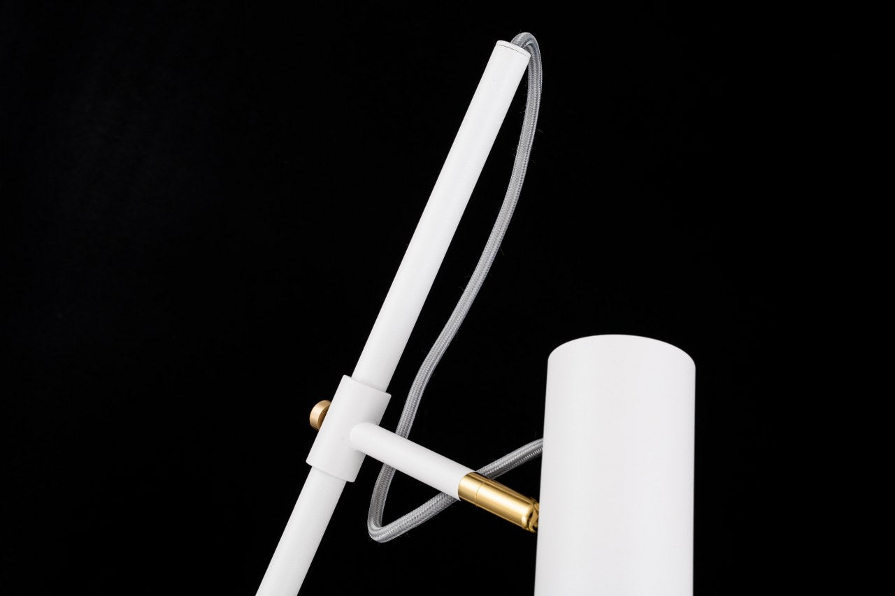 Lámpara de Pie Blanca Moderna "Minimal Elegance" - LP5057-1F