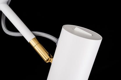 Lámpara de Pie Blanca Moderna "Minimal Elegance" - LP5057-1F