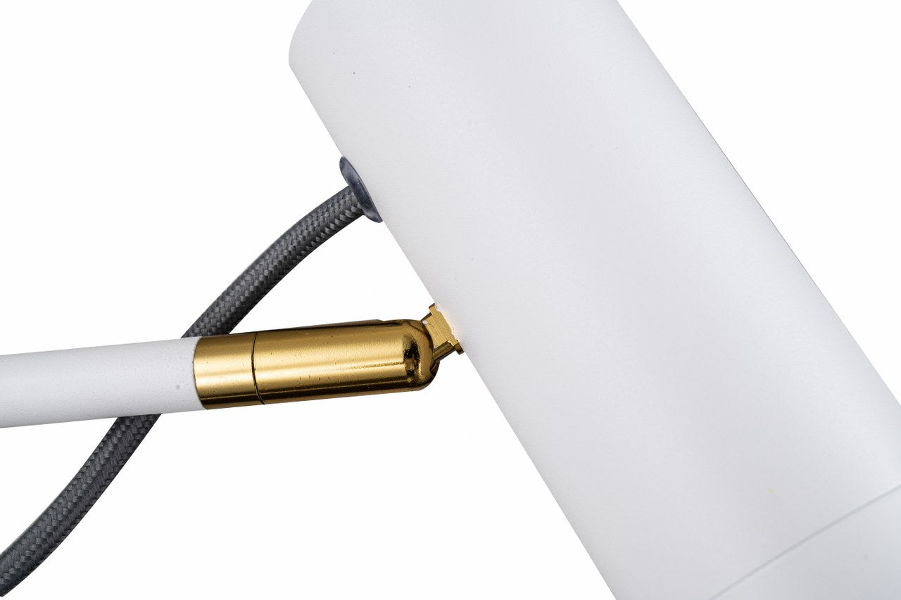 Lámpara de Pie Blanca Moderna "Minimal Elegance" - LP5057-1F