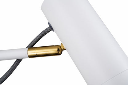 Lámpara de Pie Blanca Moderna "Minimal Elegance" - LP5057-1F