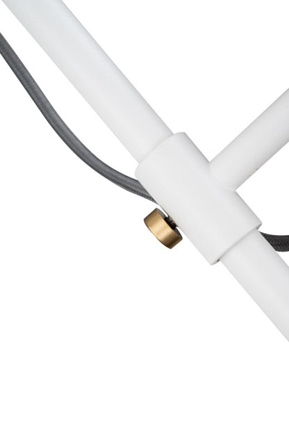 Lámpara de Pie Blanca Moderna "Minimal Elegance" - LP5057-1F