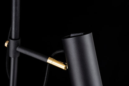 Lámpara de Pie Negra Moderna FOCUS - LP5058-1F