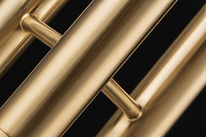 Lampara De Mesa Moderna Con Tres Bombillas G9 Dorado