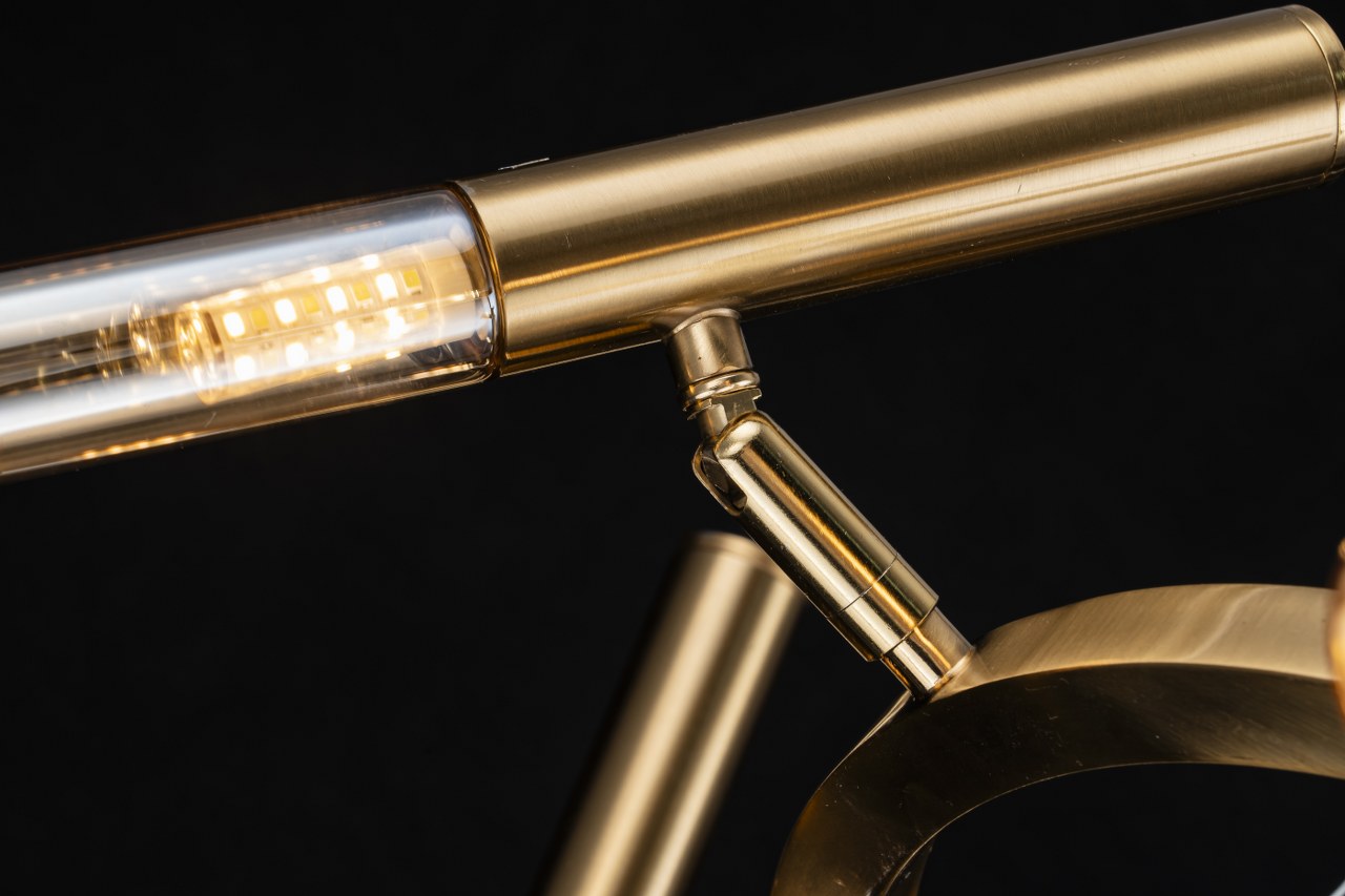 Lampara Colgante Bombilla G9 Moderna Dorado