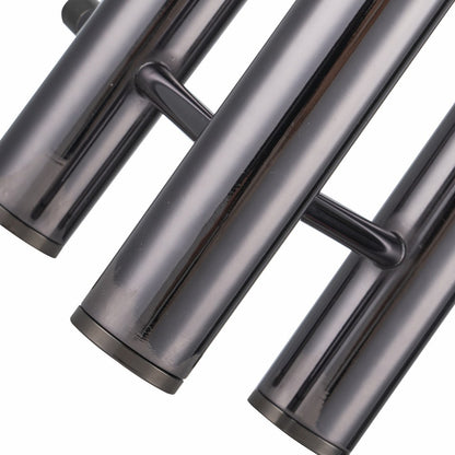 Lampara De Mesa Moderna Con Tres Bombillas G9 Negro