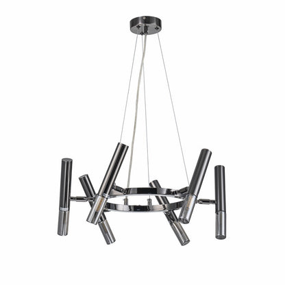 Lampara Colgante Bombilla G9 Moderna Negro