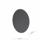Aplique de interior Led Decorativo Moderno Negro