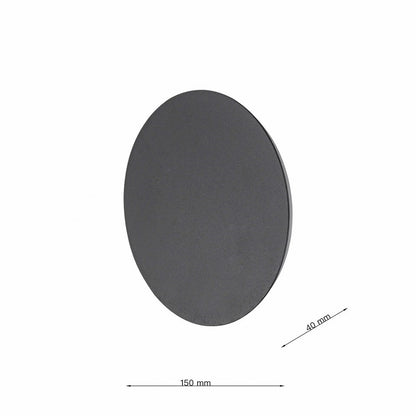 Aplique de interior Led Decorativo Moderno Negro