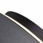 Aplique De Pared Decorativo Con Led Negro