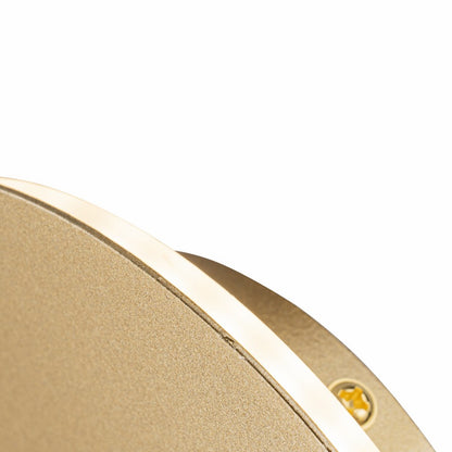 Aplique de interior Led Decorativo Moderno Dorado