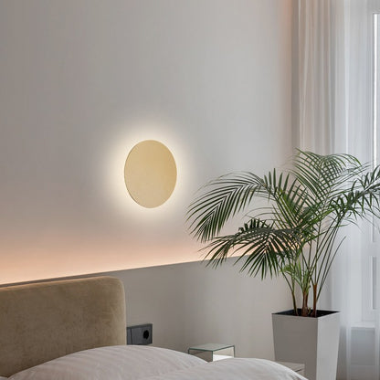 Aplique De Pared Decorativo Con Led Dorado