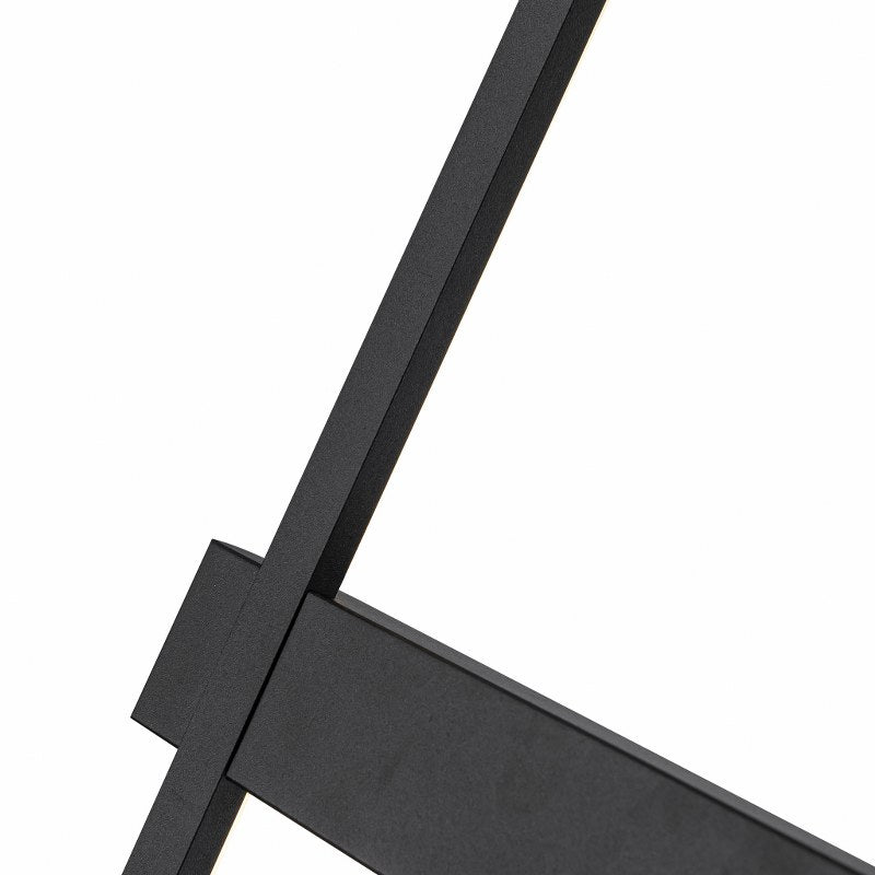 Aplique de pared con led integrado Negro