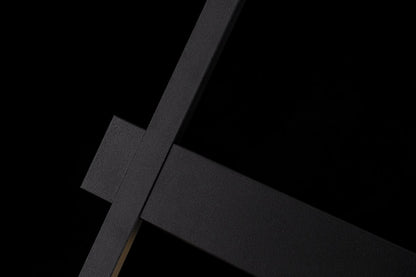 Aplique Interior Led Moderno Minimalista Negro