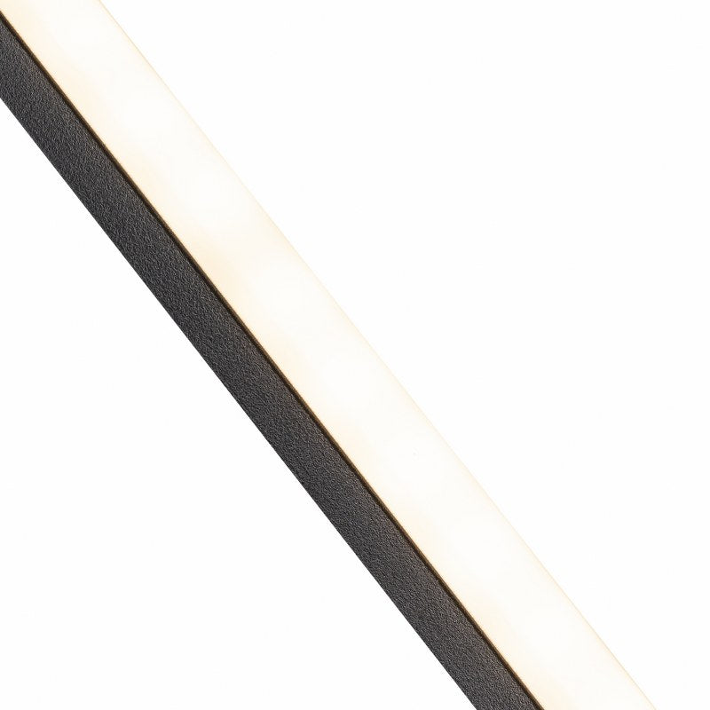 Aplique Interior Led Moderno Minimalista Negro