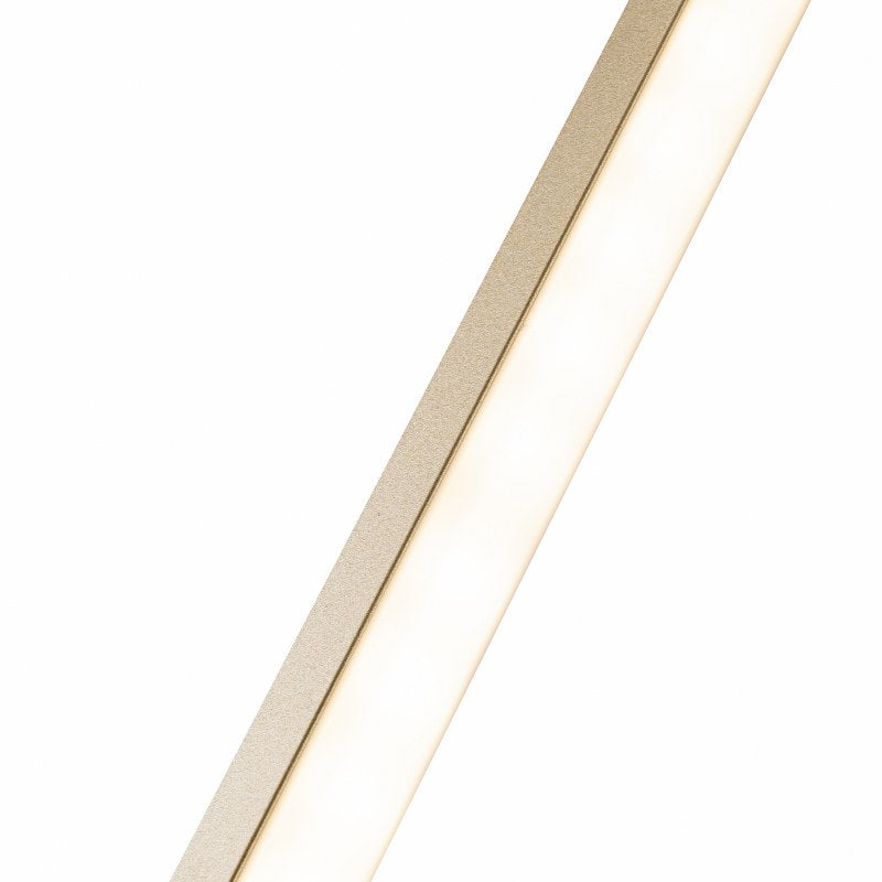 Aplique Interior Led Moderno Minimalista Dorado