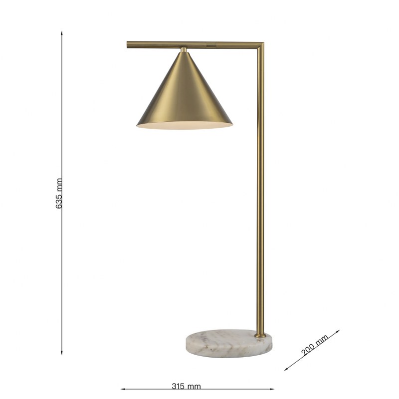 Lámpara De Mesa CONETAB - LP624-1T