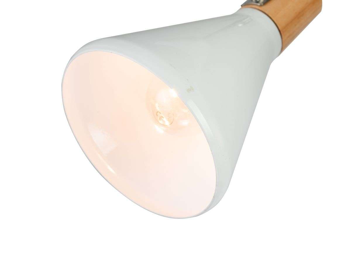 Aplique 3 focos Nordico Blanco