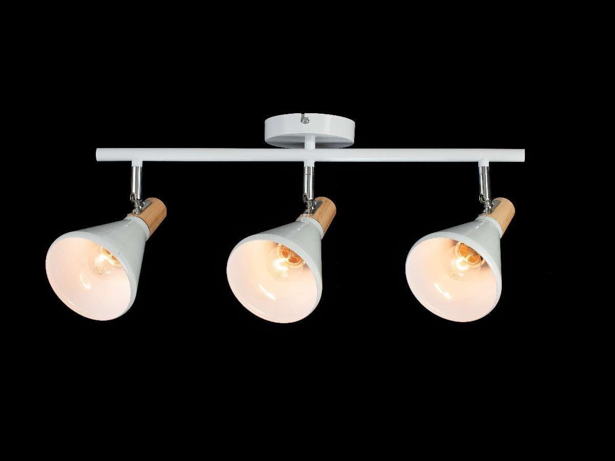 Aplique 3 focos Nordico Blanco