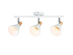 Aplique 3 focos Nordico Blanco