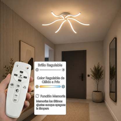 Lámpara de techo LED WAVE Blanco | FL6002-C