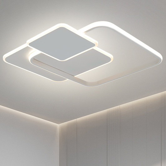 Lámpara LED Cuadrada Techo Salón DALMO | Blanco Regulable CCT