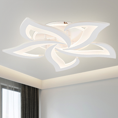 Lámpara LED Floral Techo Salón STAR | Blanco Atenuable CCT