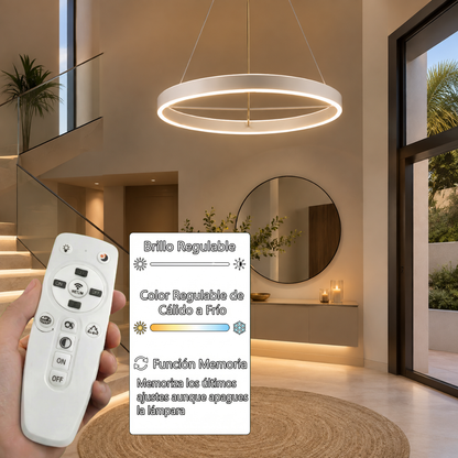 Lámpara Colgante LED Helix | Blanco CCT Atenuable - FL6033-1P