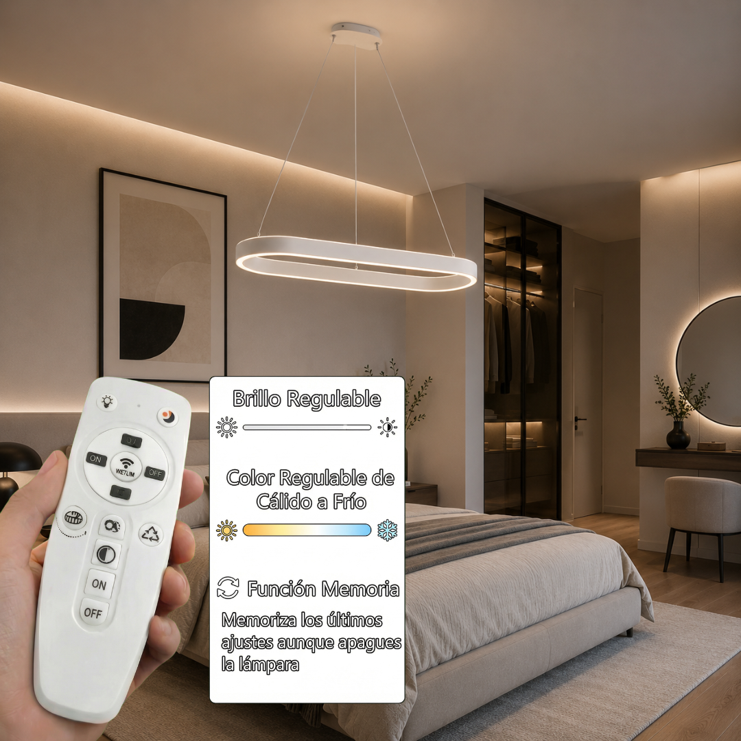 Lámpara Colgante LED Helix | Blanco CCT Atenuable - FL6031-P