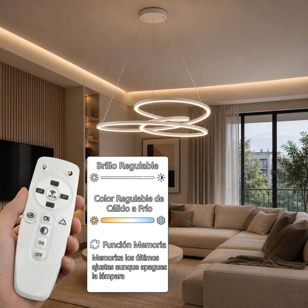 Lámpara Colgante LED Nexus | Blanca CCT Atenuable - FL6023-P