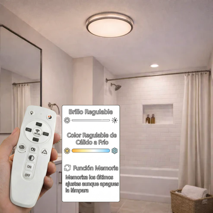 Plafón LED Circular Techo Salón SIMPLE | Blanco Ø45 cm CCT