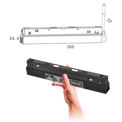 Carril magnético Drivers 100w a 300w - Serie M20