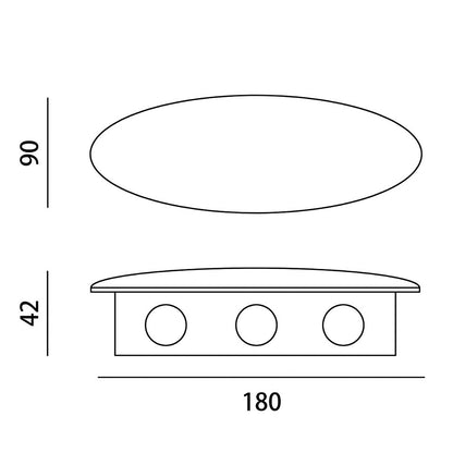 Aplique exterior XDECO LP9048-6W