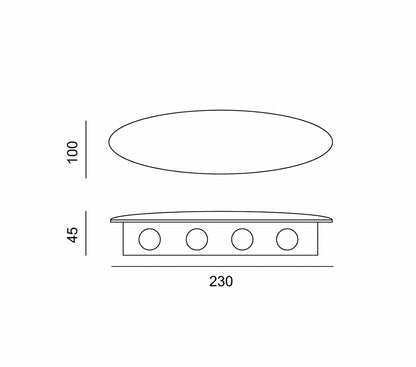 Aplique exterior XDECO LP9050-6W