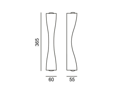 Aplique exterior CARIA Blanco