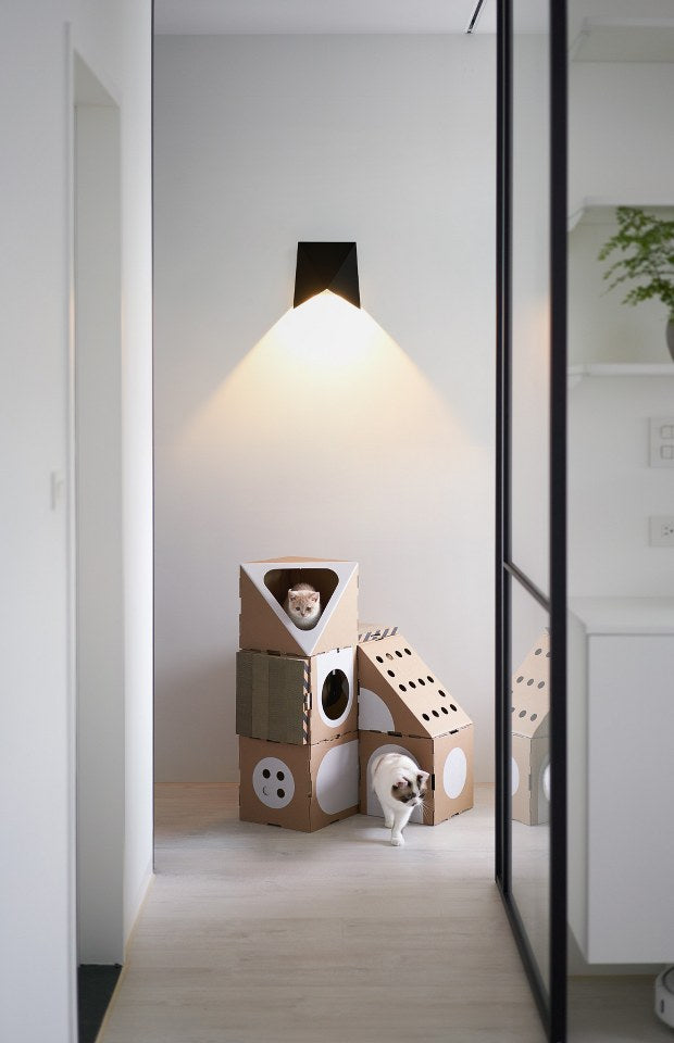 Aplique exterior Negro