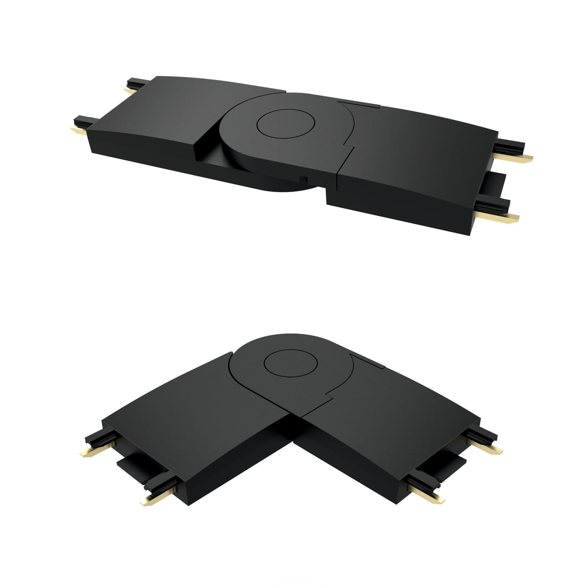 Serie SLIM Conector Recto Para Carril Magnético - CONECTORES