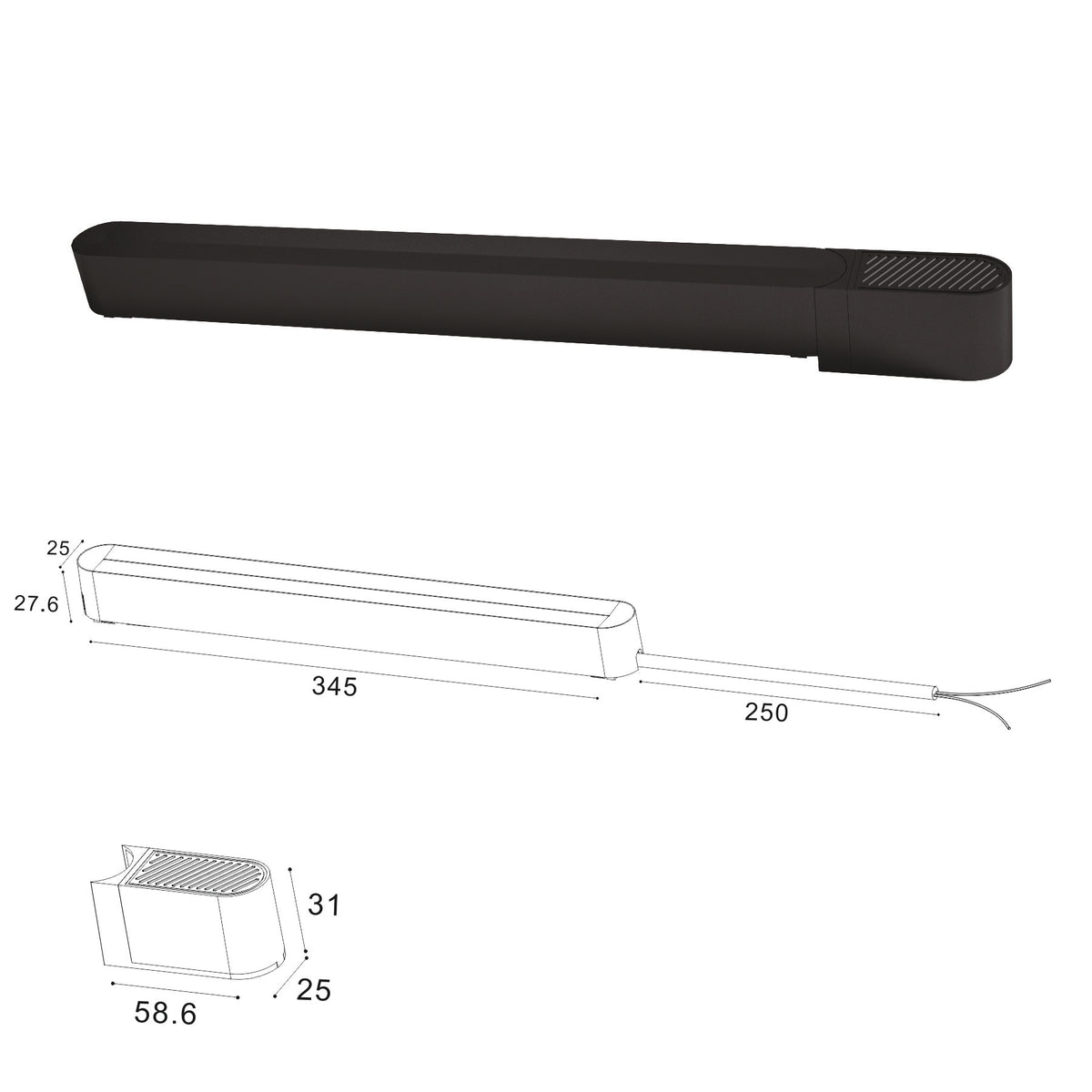 Driver Carril Serie SLIM - LP9091-DRIVER-100W