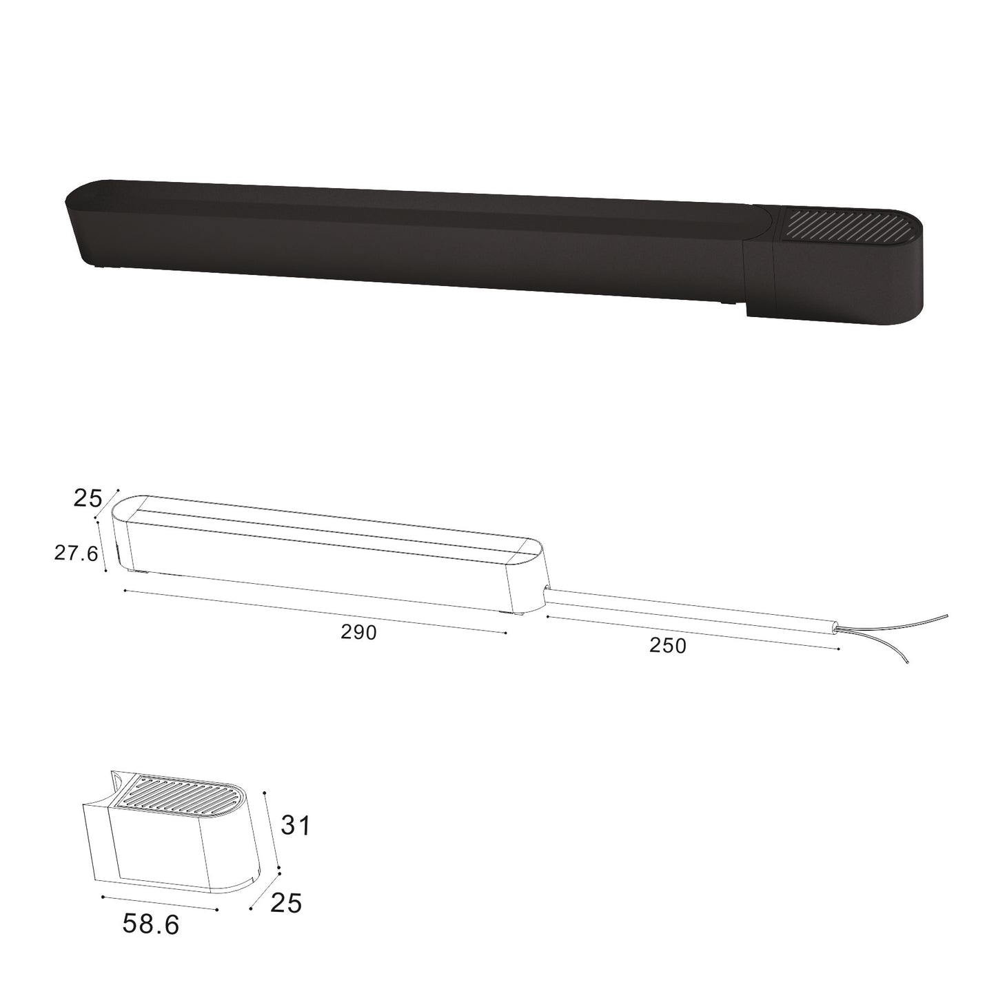 Driver Carril Serie SLIM - LP9091-DRIVER-200W