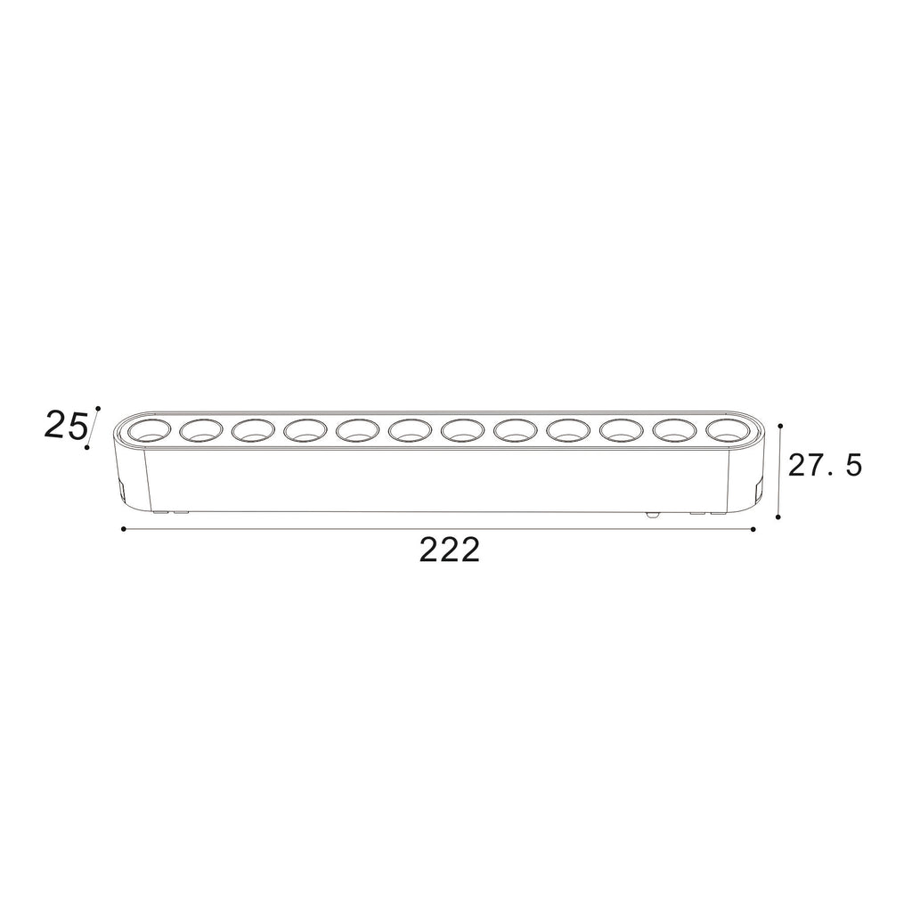 Serie SLIM Cíclope Foco Lineal Para Carril Magnético - LP9093-L22