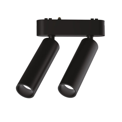 Serie SLIM Spot Foco 2X7W LED Para Carril Magnético - LP9094-2X7W-BK