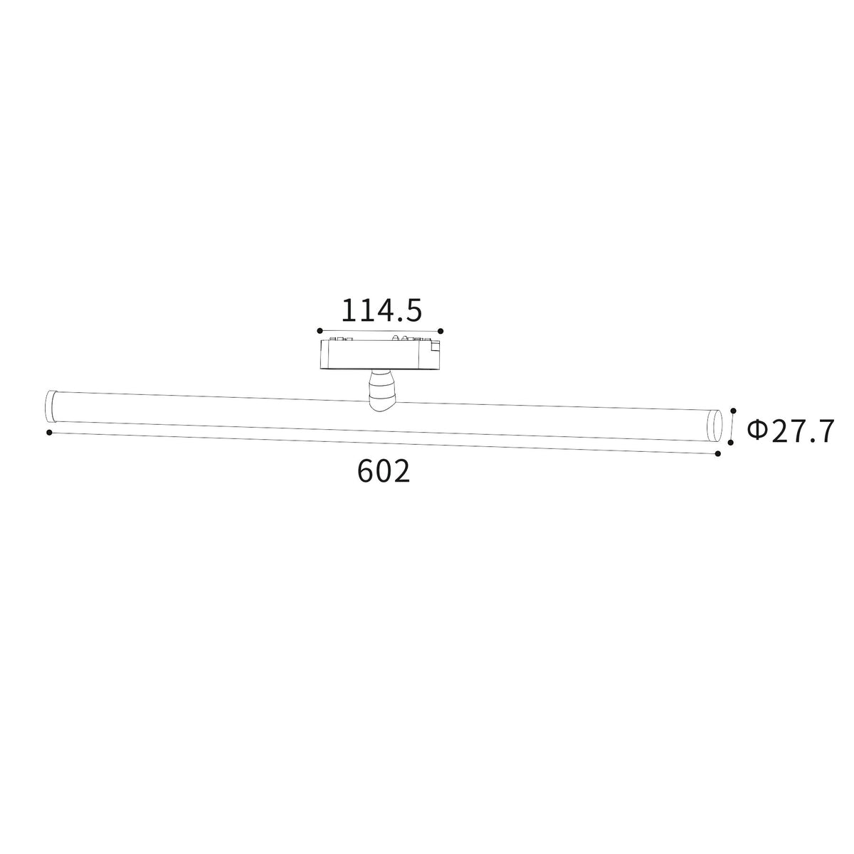 Serie SLIM Tube LED Para Carril Magnético - LP9099-L60