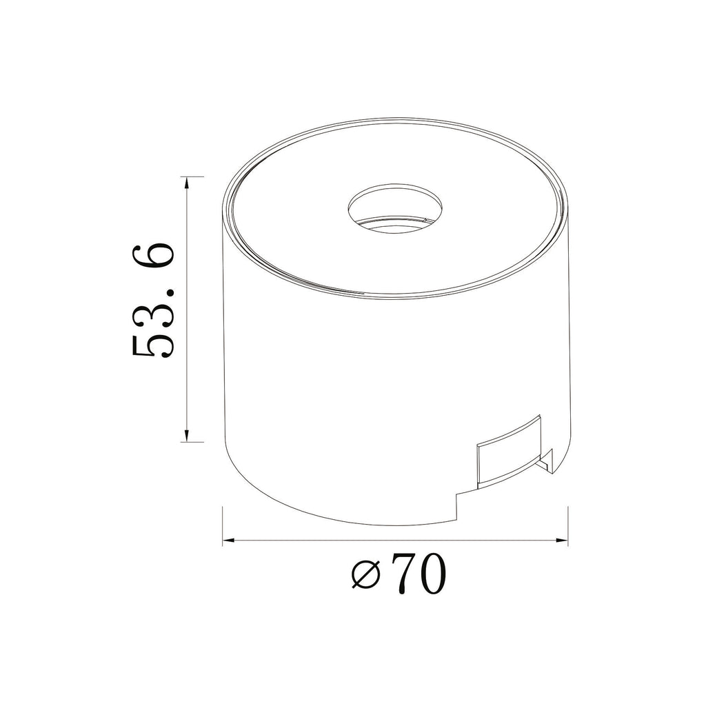 Serie SLIM Spot Foco 8W LED Para Carril Magnético - LP9108-8W-BK