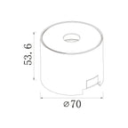 Serie SLIM Spot Foco 8W LED Para Carril Magnético - LP9108-8W-BK