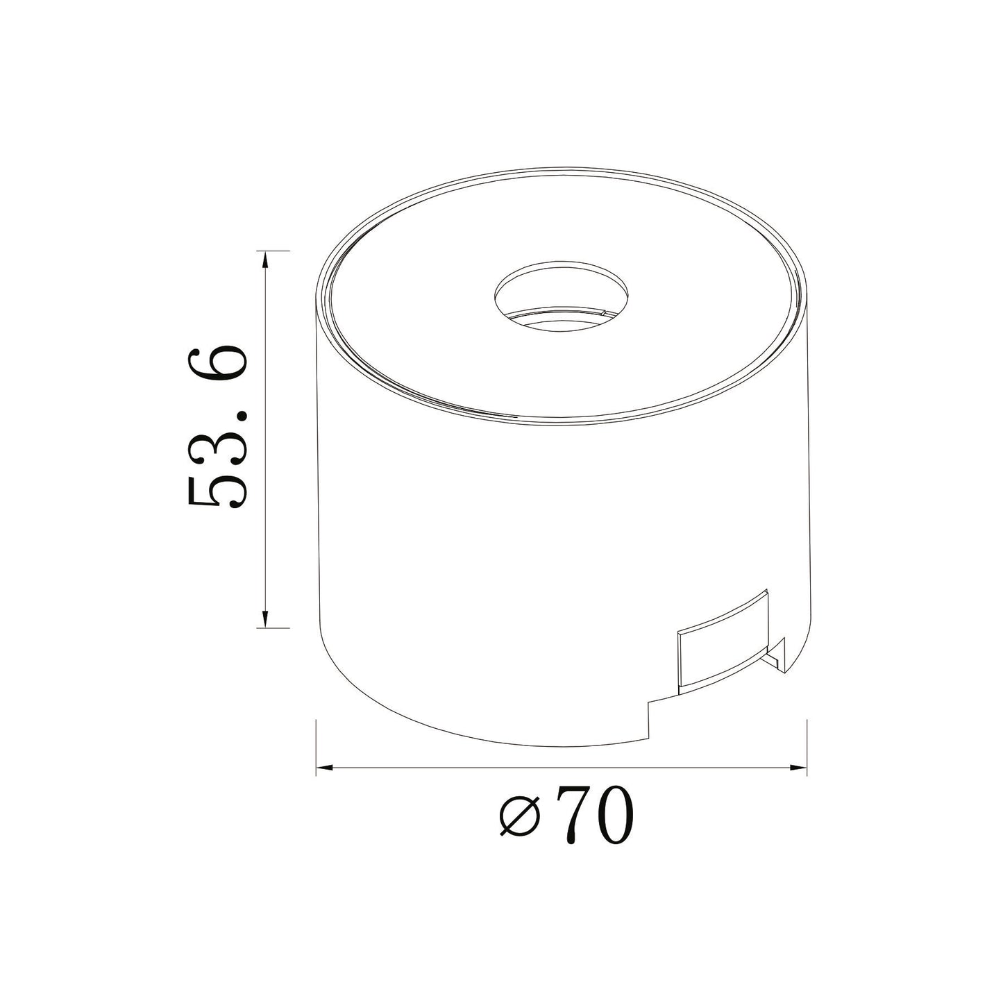 Serie SLIM Spot Foco 8W LED Para Carril Magnético - LP9108-8W-BK