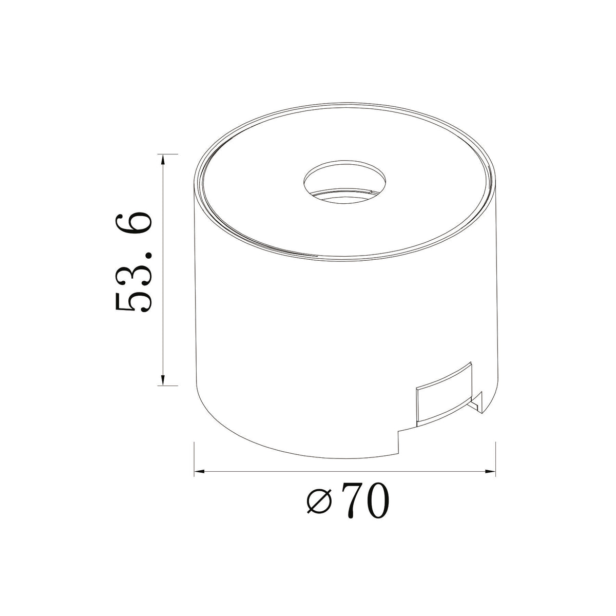Serie SLIM Spot Foco 8W LED Para Carril Magnético - LP9108-8W-BK