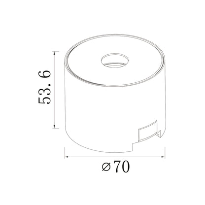 Serie SLIM Spot Foco 8W LED Para Carril Magnético - LP9108-8W-BK
