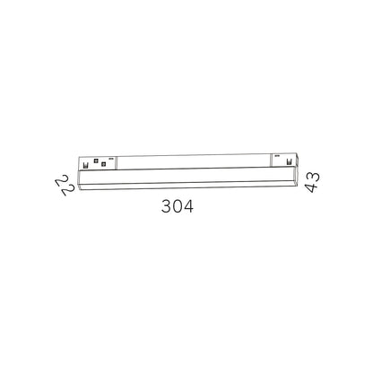 Serie M20 Difusores para Carril Magnético - De 30cm a 120cm