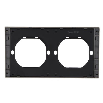 Marco Pc Para 2 Módulo Cc-Tr Diseño Minimalista | Blanco / Negro / Gris / Dorado