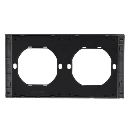Marco Pc Para 2 Módulo Cc-Tr Diseño Minimalista | Blanco / Negro / Gris / Dorado